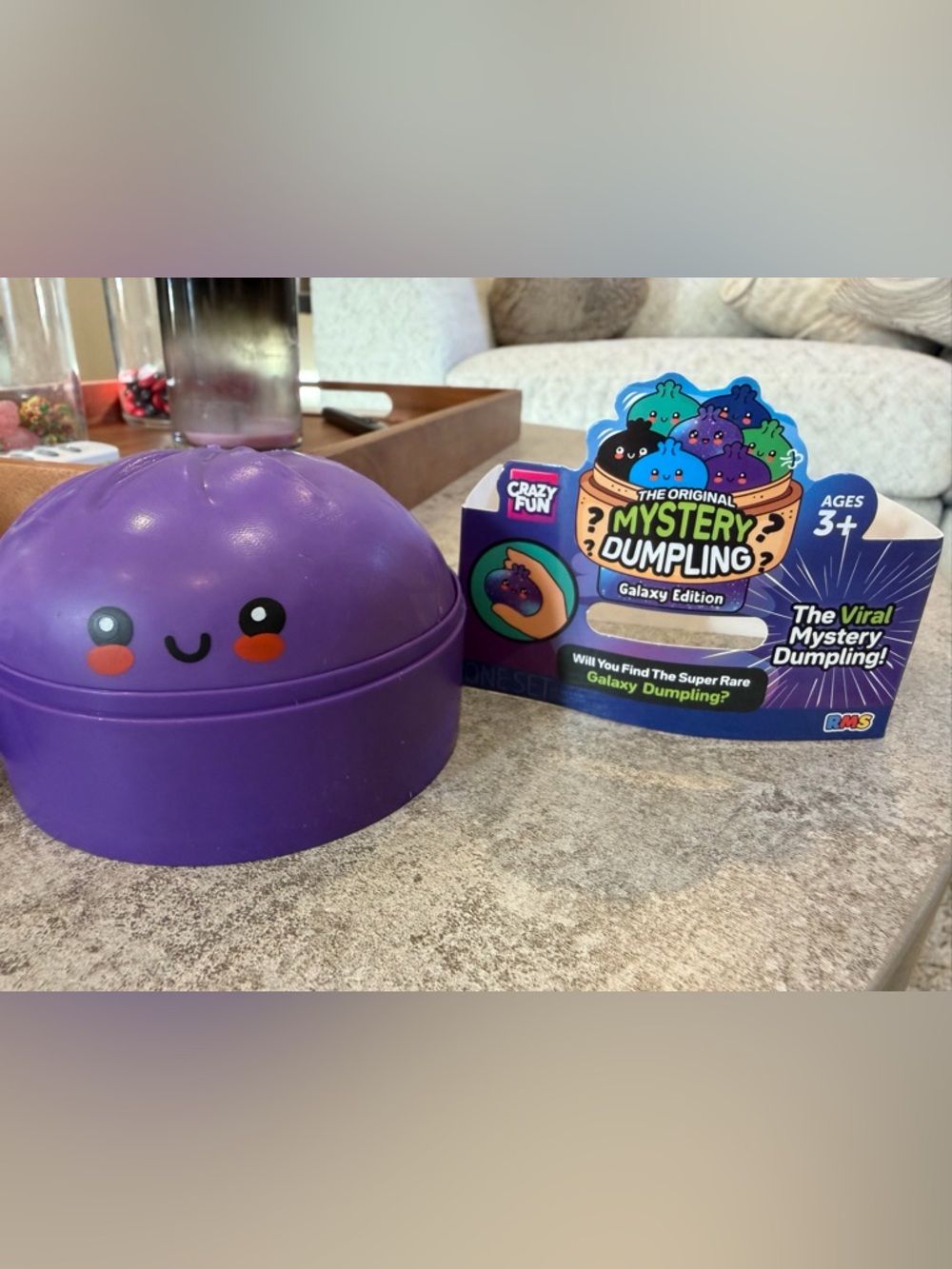 The Original Mystery Dumplings Galaxy Edition Purple Dumpling Toy